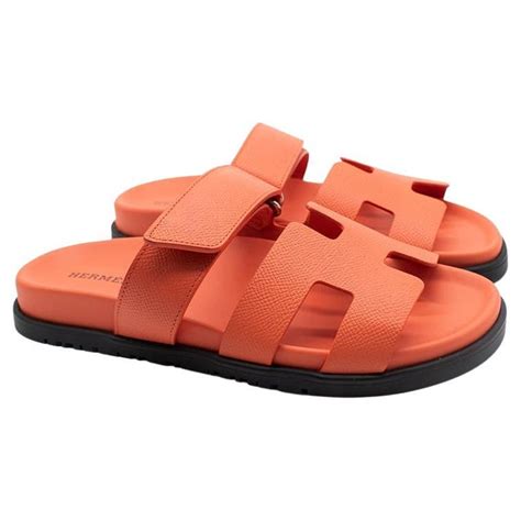 hermes orange crocodile sandals price|hermes chypre sandals.